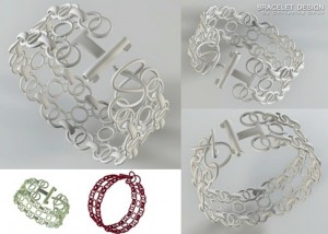 Afinia 3D printed jewelery